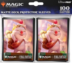 Ultra Pro Deck Protector Sleeves 100ct - MTG UNIVERSES BEYOND FINAL FANTASY: Friendly Red Nosed Alien Cat-Thing